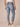 Absolution Light Blue Stretch Denim Ankle Length Skimmer Comfy Petite Jeans For Women