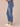 Mid Blue Artisanal Denim Absolution Mid-Rise Repreve Fading Whiskering Roll Cuff Hem Angled Dart Seam Ankle Skimmer Jean
