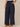 Navy Skyrise Paper Bag Waist Self Tie Seaming Detail Patch Pocket Palazzo Pant