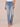 "Ab"solution Light Blue Denim High Rise Distressed Itty Bitty Boot Jeans