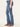 "Ab"solution High Rise Blue Artisanal Denim Itty Bitty Boot Bootcut Jean