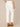 Optic White Absolution High Rise Front Faux Lip Seam Spliced Ankle Length Hem Straight Leg Jean