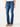 "Ab"solution Blue Denim Embroidered Back Pocket Itty Bitty Boot Jeans