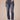 "Ab"solution Cuffed Stretch Blue Denim Distressed Luxe Premium Authentic Denim Jean Pants Girlfriend Jeans Boyfriend
