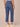 Blue Denim Absolution High Rise Angled Button Lined Pocket Carpenter Loop Roll Cuff Buttoned Patch Pocket Repreve Petite Straight Leg Jean