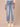 Light Blue Artisanal Denim Absolution High Rise Sailor Pocket Carpenter Loop Roll Cuff Buttoned Patch Pocket Faded Straight Leg Jean