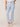 Light Blue Denim Absolution Repreve High Rise Cropped Itty Bitty Boot Flare Embroidered Dye Cut Scallop Edge Hem Jeans