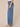 Mid Blue Artisanal Denim Skyrise Tulip Hem Dart Seam Wide Leg Jean