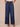 Indigo Denim Absolution Skyrise Tulip Hem Dart Seam Wide Leg Jean