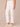 Optic White Absolution High Rise Embroidered Cascading D Back Pocket Clean Finish Fray Hem Slim Straight Pant