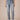 Mid Blue Denim Absolution High Rise Slim Straight Embroidered Cascading D Back Pocket Clean Finish Fray Hem Petite Jeans