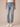 Mid Blue Denim Absolution High Rise Slim Straight Embroidered Cascading D Back Pocket Clean Finish Fray Hem Jeans