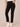 Black Denim Absolution High Rise Embroidered Cascading D Back Pocket Clean Finish Fray Hem Slim Straight Jean