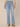 Powder Blue Artisanal Absolution Skyrise Sailor Button Double Side Seam Itty Bitty More Bootcut Jean