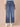Mid Blue Denim Absolution Skyrise Fading Whiskering Fray Hem Angled Pocket Round Up Wide Leg Boyfriend Jean
