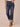 Indigo Denim Absolution High Rise Embroidered Cascading D Pocket Split Fray Cuff Boyfriend Jean