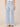 Light Blue Artisanal Denim Absolution Skyrise Spliced Side Step Cuffed Hem Wide Leg Petite Jean