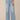 Light Blue Artisanal Denim Absolution High Rise Fading Six Pocket Tall Wide Leg Jean
