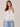 White Three Quarter Bell Sleeve Mesh Scallop Edge Scoop Neck Embroidered Double Flounce Peplum Hem Petite Woven Top