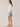 White Three Quarter Bell Sleeve Mesh Scallop Edge Scoop Neck Embroidered Double Flounce Peplum Hem Petite Woven Top