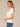 Off White Elbow Shirred Puff Sleeve Ruffle Ruched Front V-Neck Hi-Low Hem Petite Knit Top
