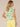 Sunny Lime Multi Extended Drop Shoulder Origami Cap Sleeve Abstract Print Scoop Neck Cased Hem Petite Knit Top