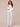 Off White Three Quarter Puff Flounce Sleeve Die Cut Embroidery Scoop Neck Petite Knit Sweatshirt