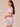Sugar Plum Short Puff Bell Sleeve Scallop Crochet Edge Split V-Neck Surplus Shirttail Hem Petite Knit Top
