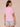 Sugar Plum Short Puff Bell Sleeve Scallop Crochet Edge Split V-Neck Surplus Shirttail Hem Petite Knit Top
