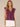 Passion Fruit Flutter Puff Cap Sleeve Scallop Lined V-Neck Die Cut Embroidered Bodice Back Pleat Peplum Hem Mised Media Petite Knit Top