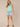 Light Turquoise Sleeveless Embroidered V-Neck Crochet Knit Tank Top