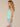 Light Turquoise Sleeveless Embroidered V-Neck Crochet Knit Tank Top