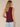 Heather Wine Berry Sleeveless Sweetheart Neck Shell Tuck Embroidery Knit Tank Top