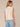 Off White Stripe Multi Roll Cuff Cap Sleeve Button Down Collar Neck Spliced Stripe Metallic Seaming Bubble Hem Petite Woven Top