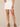 Optic White Absolution High Rise Spade Pocket Roll Cuff Short