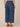 Blue Denim Skyrise Elastic Pull On Waist Faux Fly Slit Pocket Seaming Cropped Hem Pleated Wide Glider Jean