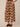 Chocolate Honey Skyrise Pleated Pull-On Elastic Waist Abstract Print Cropped Wide Glider Pant