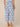 Blue Stone Multi Skyrise Elastic Pull-On Waist Pleated Abstract Print Cropped Hem Wide Glider Pant