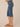 Blue Vintage Denim Absolution Mid-Rise Embroidered Cascading D Rope Pocket Fray Hem Skimmer Jean