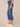 Mid Blue Artisanal Denim Absolution High Rise Destruction Embroidered Rope Cascading D Pocket Roll Cuff Modern Capri Jean