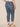 Blue Denim Absolution Mid-Rise Distress Detail Ankle Skimmer Plus Size Jean