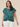 Spruce Multi Short Sleeve Twist Front Hem Animal Print Plus Size Knit Top